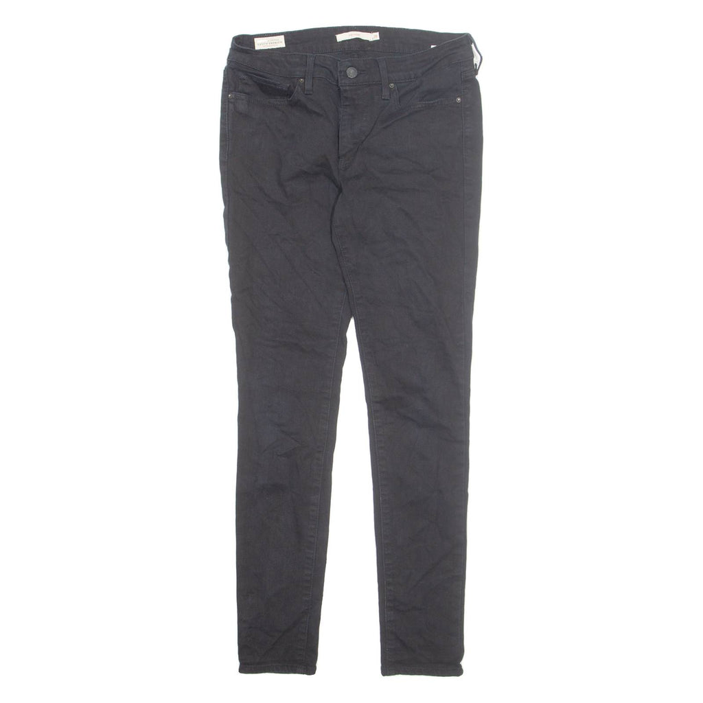 LEVI'S Big E Womens Jeans Black Regular Straight W28 L28