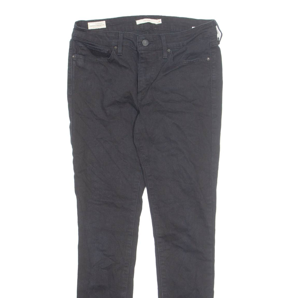LEVI'S Big E Womens Jeans Black Regular Straight W28 L28