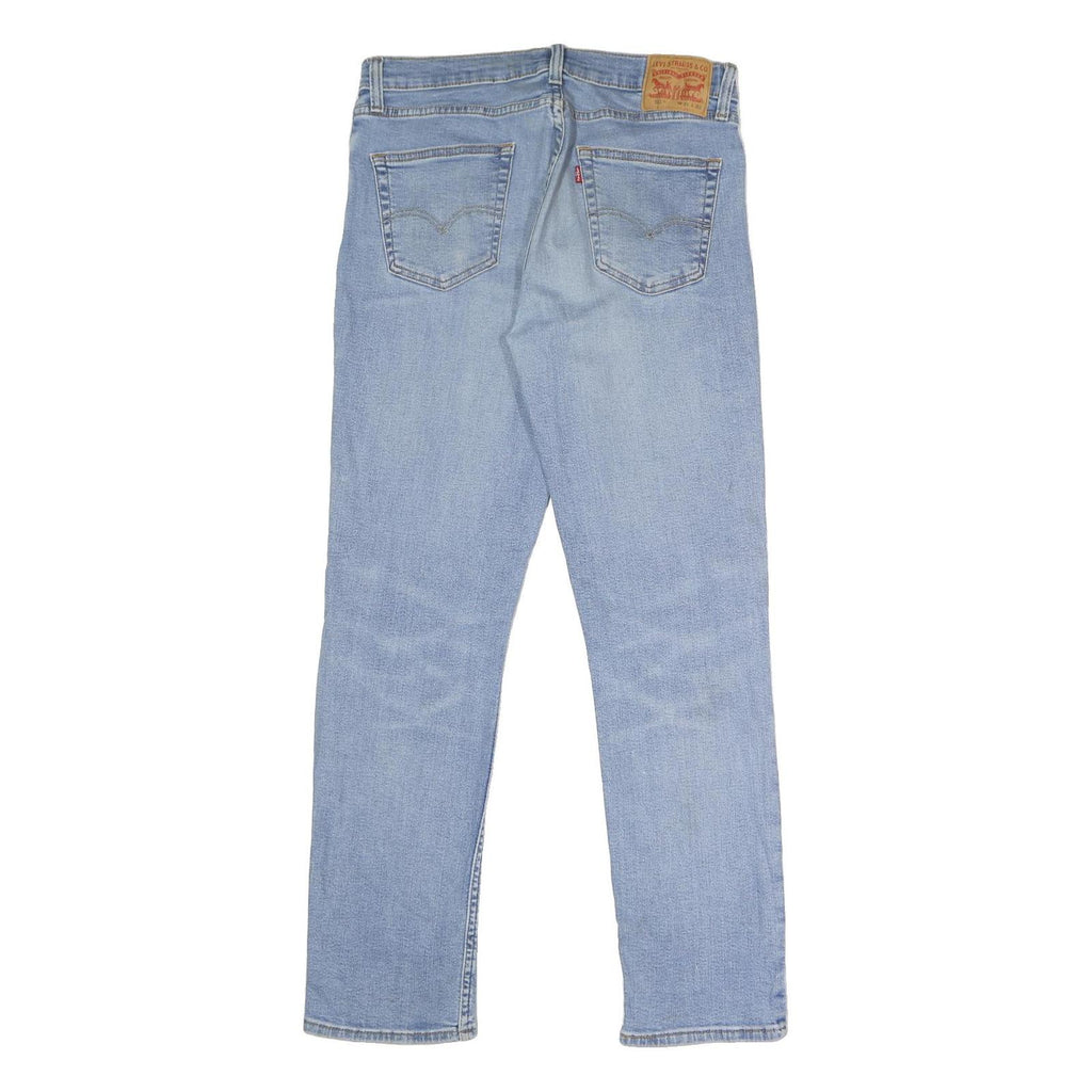 LEVI'S 511 Slim Mens Blue Slim Skinny Denim Medium W34 L32 Distressed Jeans