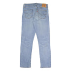 LEVI'S 511 Slim Mens Blue Slim Skinny Denim Medium W34 L32 Distressed Jeans