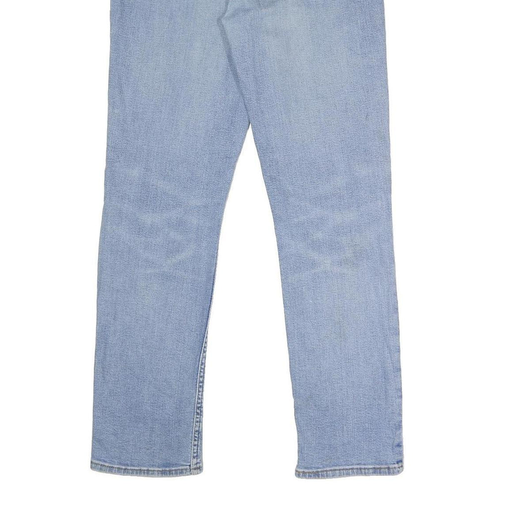 LEVI'S 511 Slim Mens Blue Slim Skinny Denim Medium W34 L32 Distressed Jeans