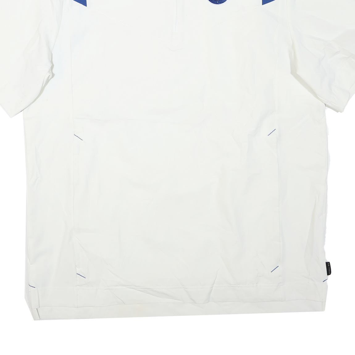 NIKE Mens White & Blue Indianapolis Colts Jacket L Polyester Blend Zip