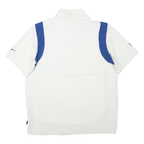 NIKE Mens White & Blue Indianapolis Colts Jacket L Polyester Blend Zip