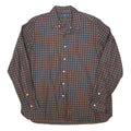 RALPH LAUREN Mens Navy & Red Check Shirt XL Classic Cotton Blend Button Down