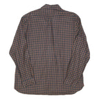 RALPH LAUREN Mens Navy & Red Check Shirt XL Classic Cotton Blend Button Down