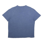 POLO RALPH LAUREN Womens Blue Crew Neck Short Sleeve T-Shirt M Casual Cotton