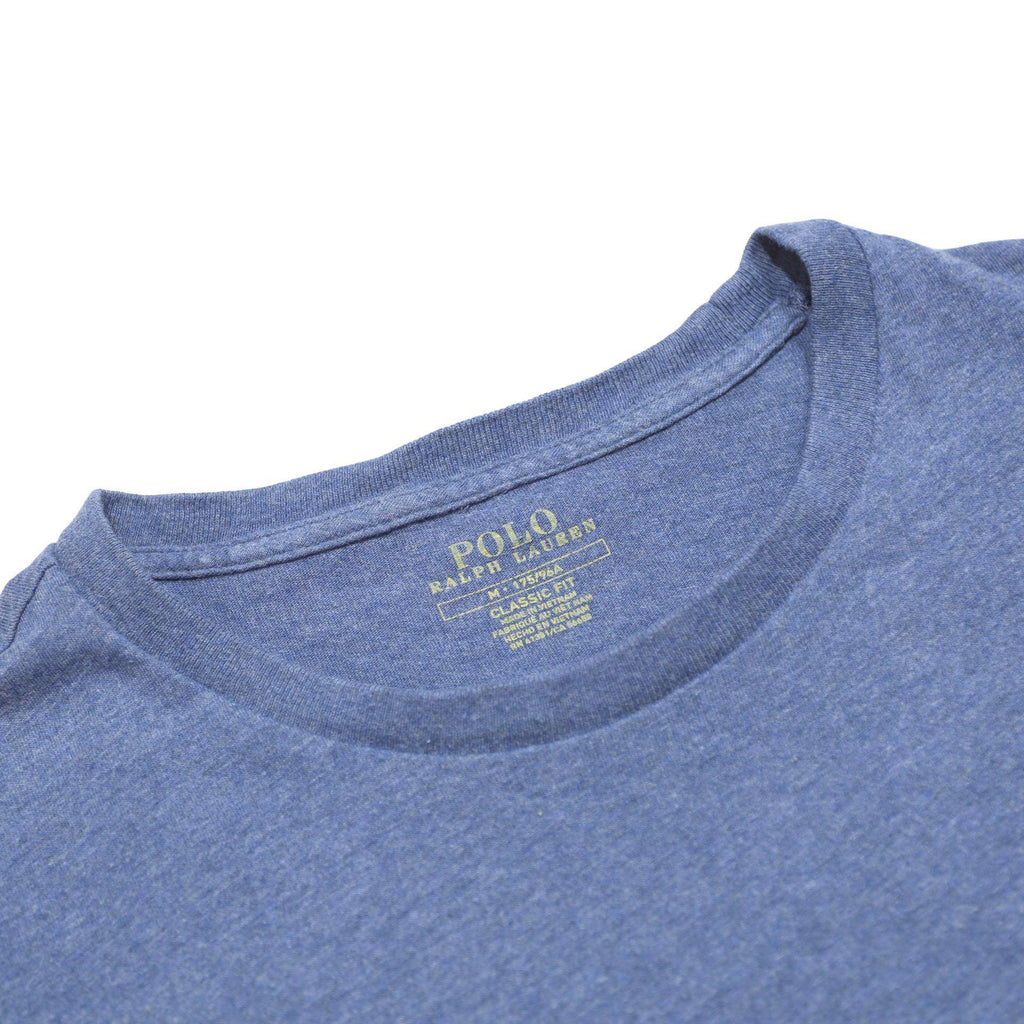 POLO RALPH LAUREN Womens Blue Crew Neck Short Sleeve T-Shirt M Casual Cotton
