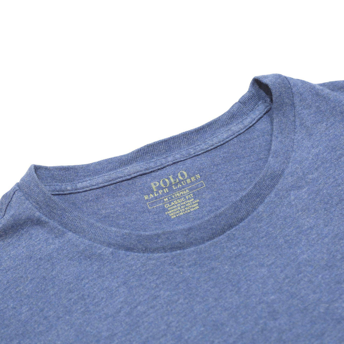POLO RALPH LAUREN Womens Blue Crew Neck Short Sleeve T-Shirt M Casual Cotton