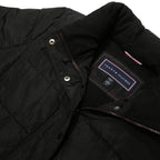 TOMMY HILFIGER Womens Black Jacket L Polyester Plain Zip Puffa Winter Warm