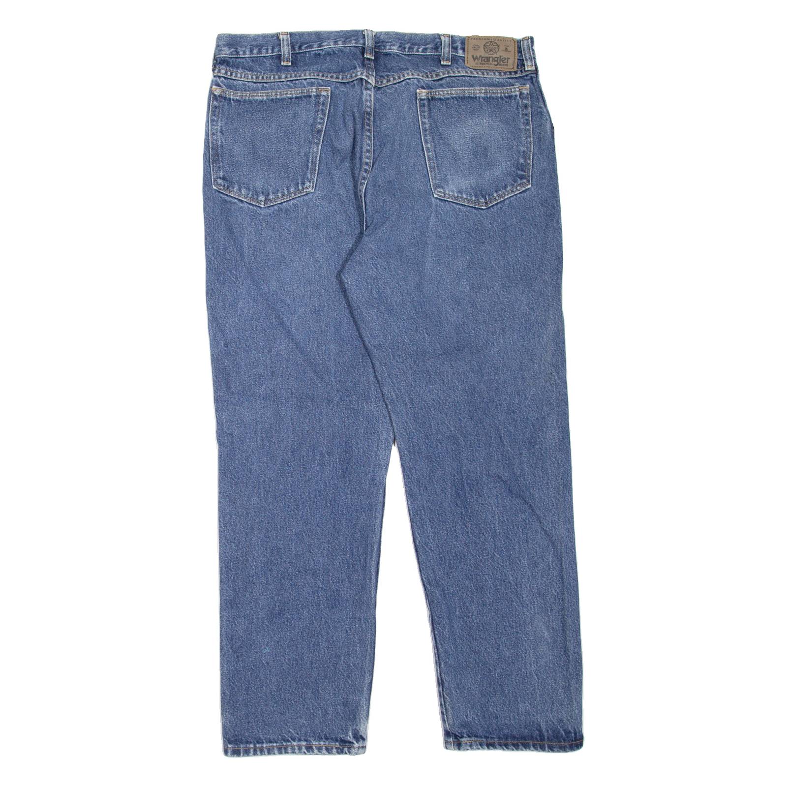 WRANGLER Mens Jeans Blue Regular Tapered W38 L30