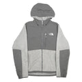 THE NORTH FACE Womens Grey Hooded Zip Jacket M Polyester Blend Performance