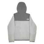 THE NORTH FACE Womens Grey Hooded Zip Jacket M Polyester Blend Performance