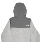 THE NORTH FACE Womens Grey Hooded Zip Jacket M Polyester Blend Performance