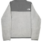THE NORTH FACE Womens Grey Hooded Zip Jacket M Polyester Blend Performance