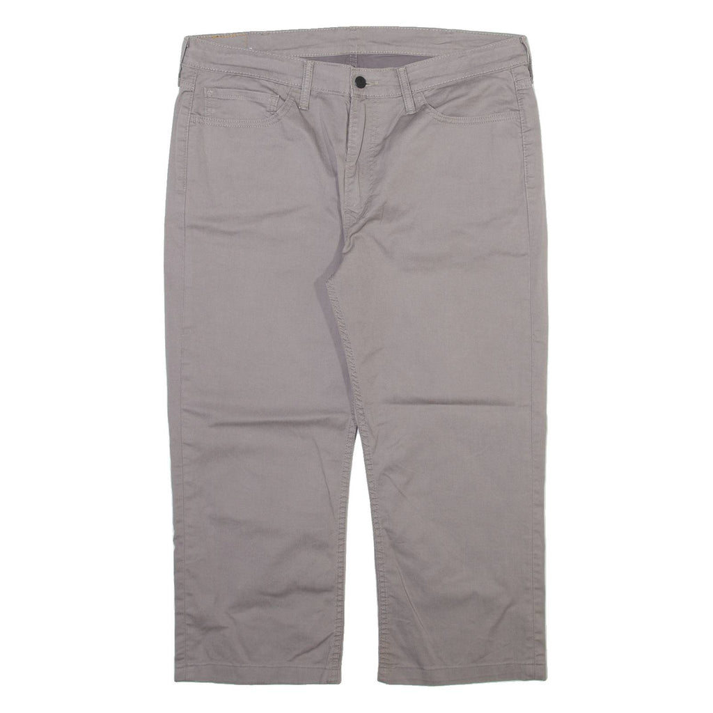 LEVI'S 514 Mens Trousers Grey Slim Straight W38 L23