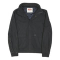 LEVI'S Womens Black Zip Jacket L Polyester Blend Plain Casual Outerwear
