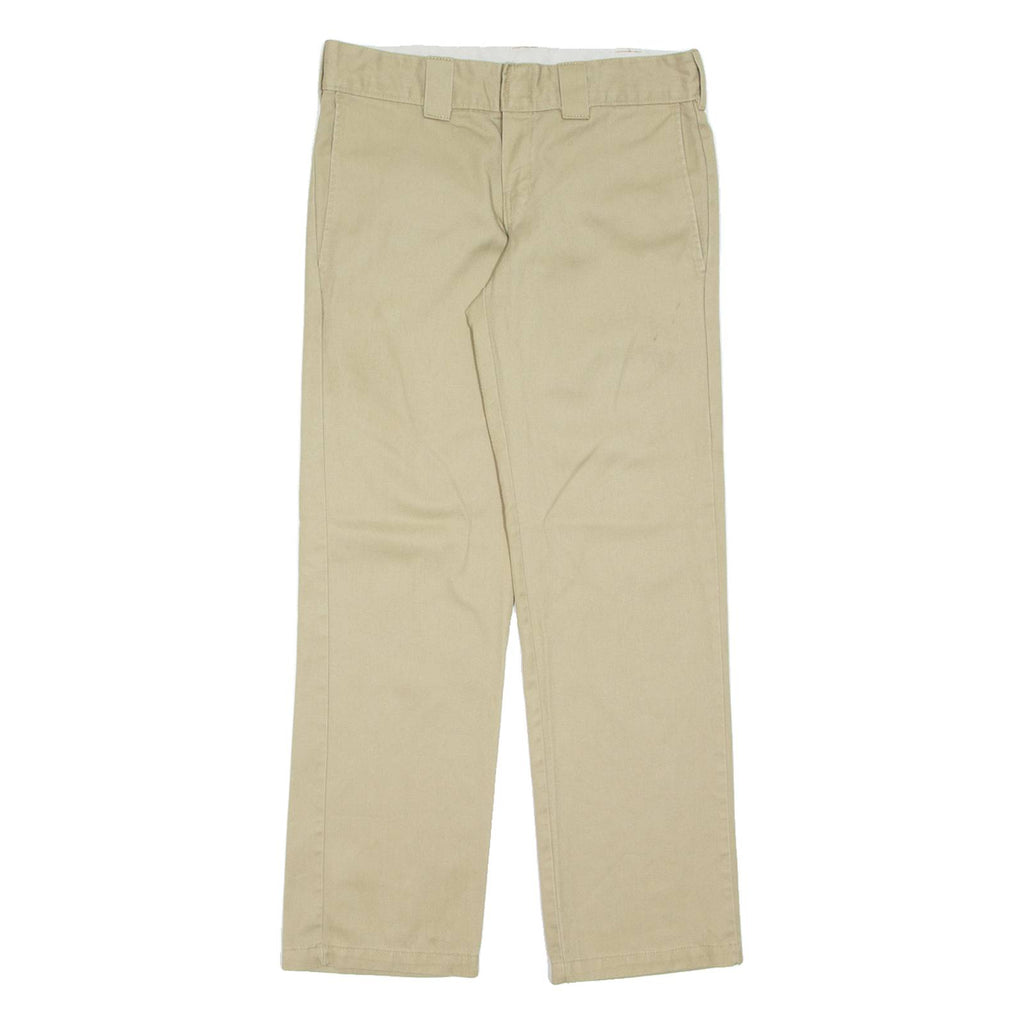 DICKIES Chino Mens Trousers Beige Regular Straight W28 L29