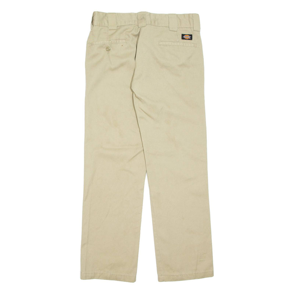 DICKIES Chino Mens Trousers Beige Regular Straight W28 L29