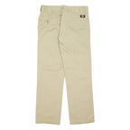 DICKIES Chino Mens Trousers Beige Regular Straight W28 L29