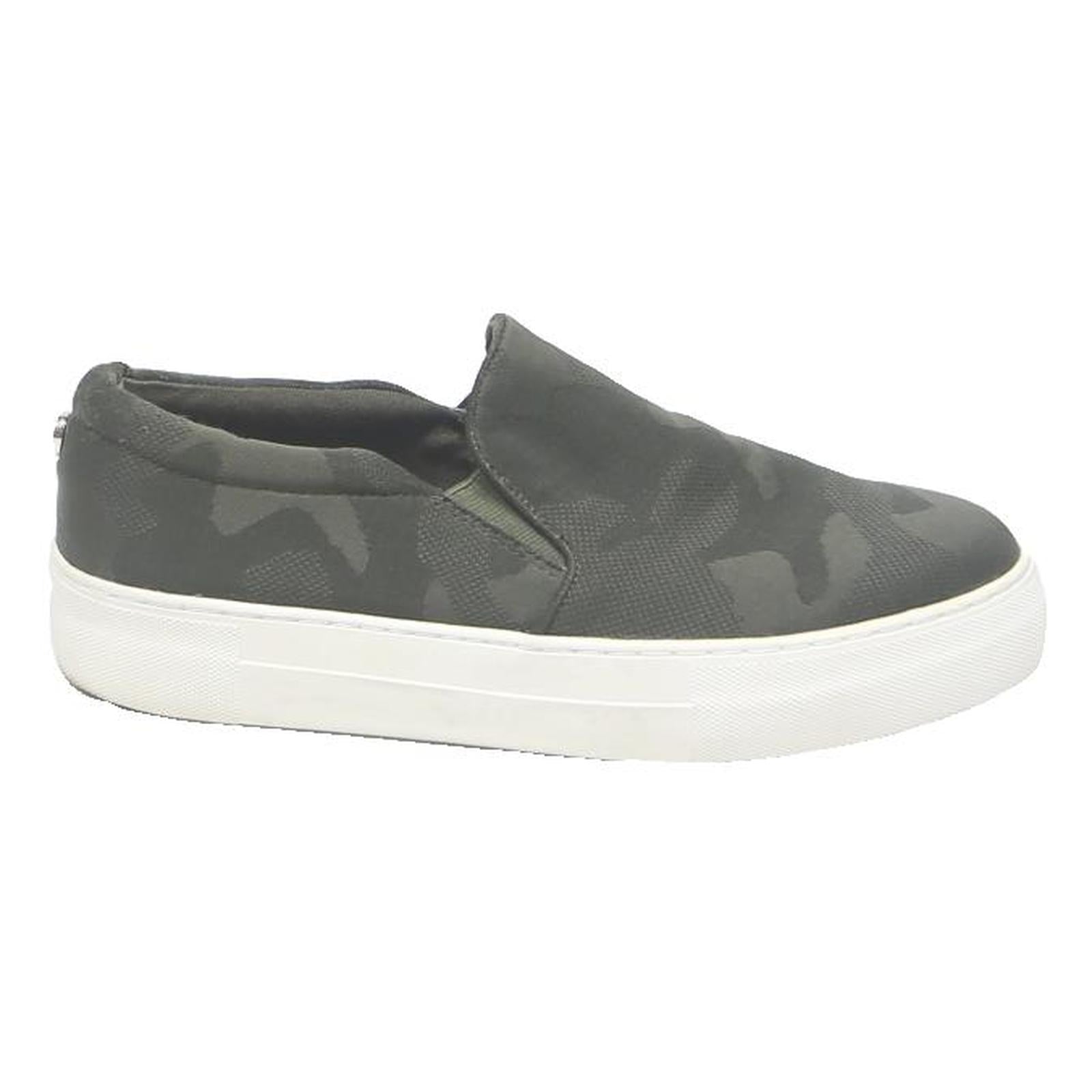 STEVE MADDEN Womens Slip-On Trainers Grey Camouflage Synthetic UK 5.5 Casual