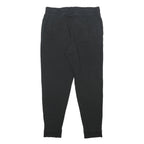 CALVIN KLEIN Mens Joggers Black L W32 L28 Cotton Blend Logo Print Slim Fit