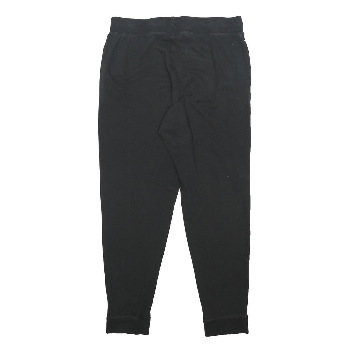 CALVIN KLEIN Mens Joggers Black L W32 L28 Cotton Blend Logo Print Slim Fit