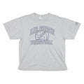 NIKE Mens Grey Air Force Volleyball Graphic T-Shirt L Crew Neck Short Sleeve