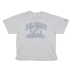 NIKE Mens Grey Air Force Volleyball Graphic T-Shirt L Crew Neck Short Sleeve
