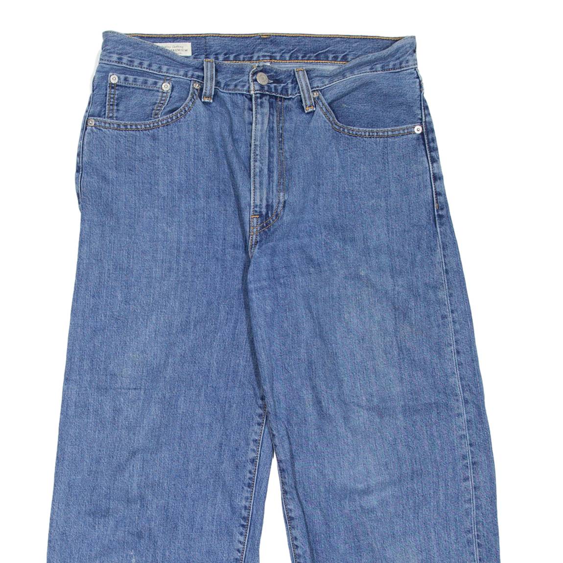 LEVI'S BIG E Womens Jeans Blue Loose Straight W30 L22