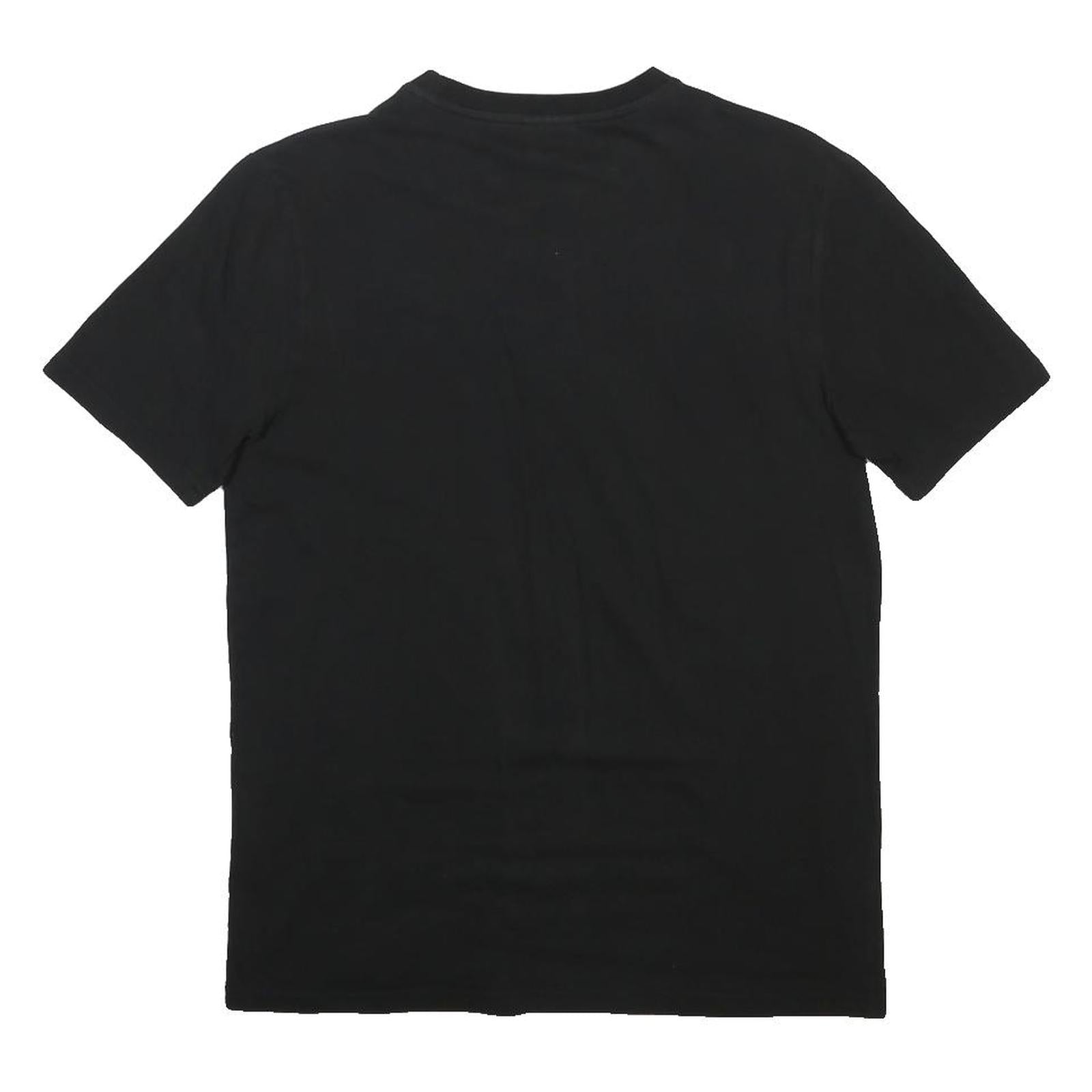 PUMA Mens Black Graphic T-Shirt S Short Sleeve Crew Neck Cotton Blend Logo