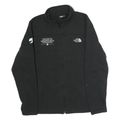 THE NORTH FACE Mens Black Cotton Zip Jacket L Classic Logo California Armenian