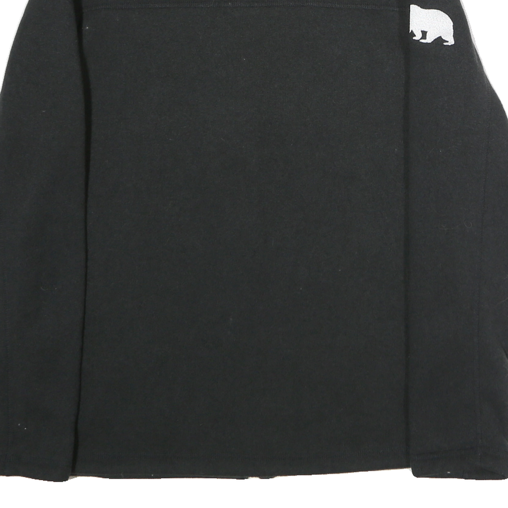 THE NORTH FACE Mens Black Cotton Zip Jacket L Classic Logo California Armenian