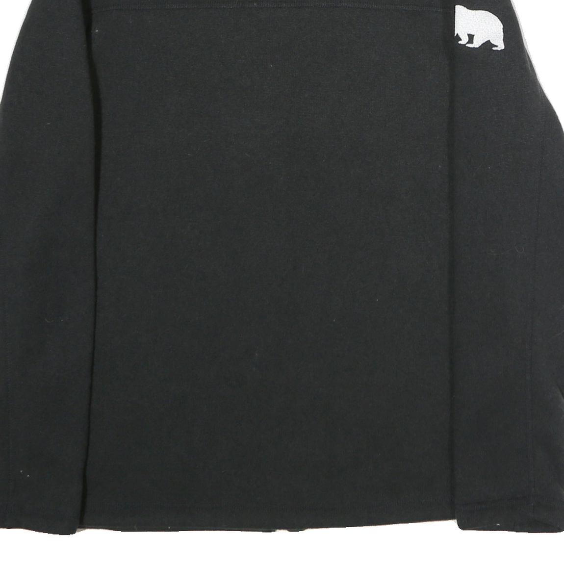 THE NORTH FACE Mens Black Cotton Zip Jacket L Classic Logo California Armenian