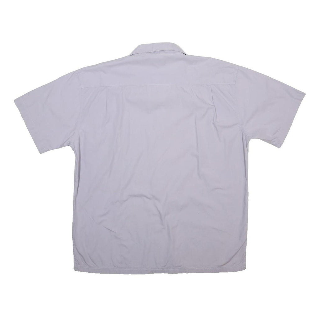 FRED PERRY Mens White Cotton Shirt XL Classic Short Sleeve Button Pocket