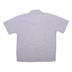 FRED PERRY Mens White Cotton Shirt XL Classic Short Sleeve Button Pocket