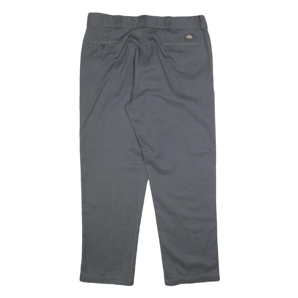 DICKIES Mens Cotton Blend Regular Fit Straight Leg Trousers W40 L32 Workwear