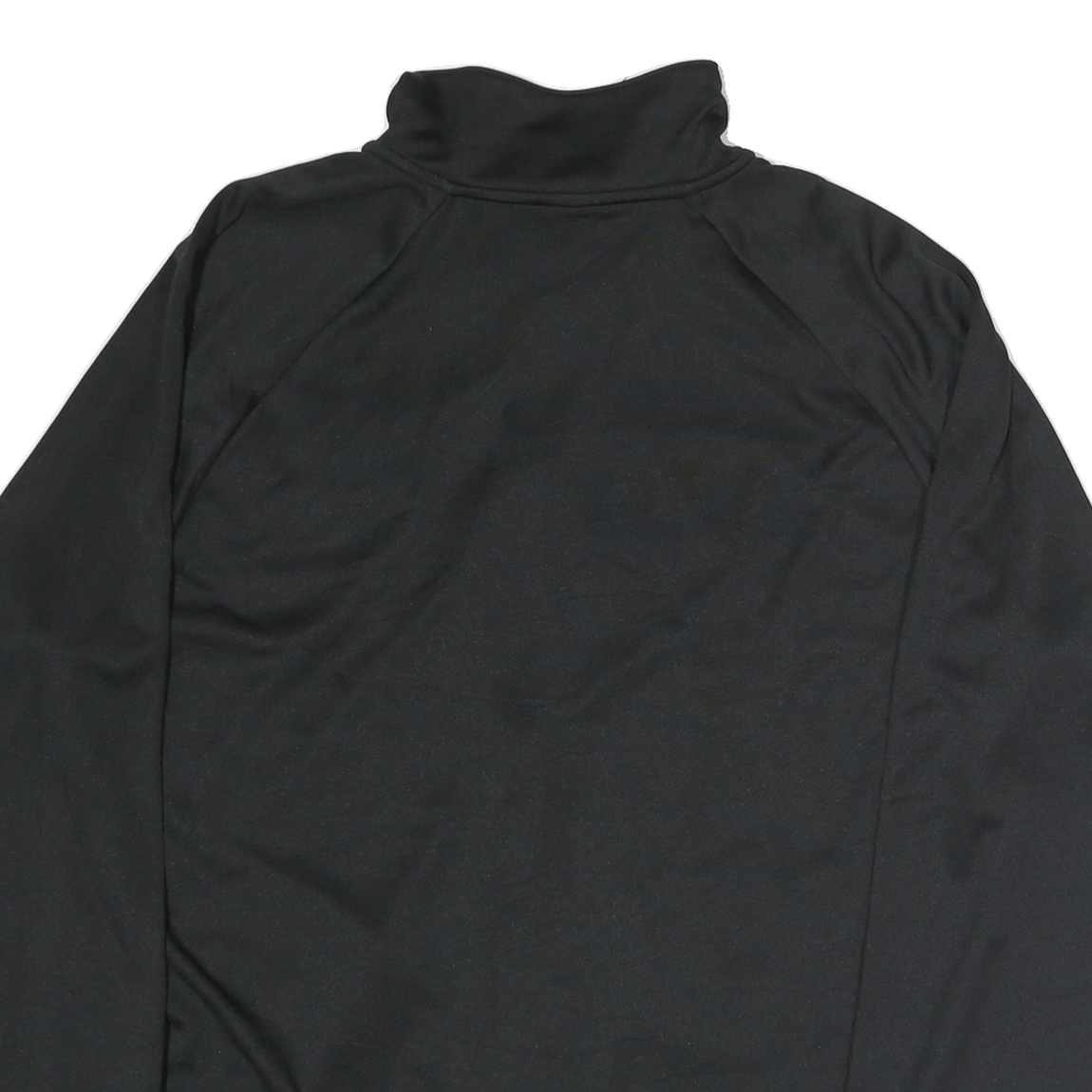 ADIDAS Mens Black & White Quakes Jacket XL Polyester Plain Zip Long Sleeve