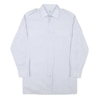 SCHILD Mens White Cotton Blend Shirt S Classic Long Sleeve Button Shirt