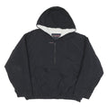 JANSPORT Mens Black Hoodie Jacket XL Polyester Blend Plain Zip Pocket
