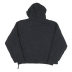 JANSPORT Mens Black Hoodie Jacket XL Polyester Blend Plain Zip Pocket