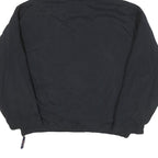 JANSPORT Mens Black Hoodie Jacket XL Polyester Blend Plain Zip Pocket