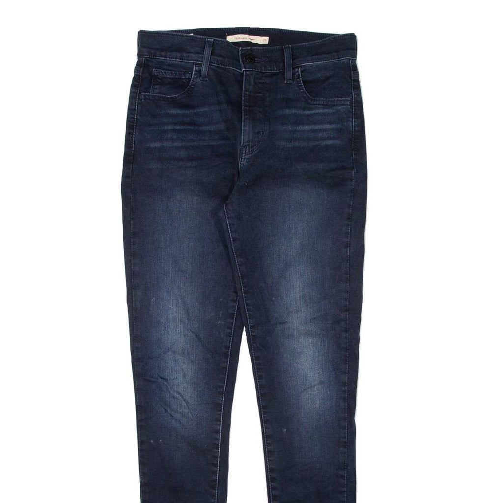LEVI'S 720 BIG E Womens Jeans Blue Slim Skinny W26 L30