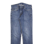 LEVI'S 504 Mens Jeans Blue Regular Straight Denim Medium W32 L32 Classic Zip