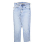 LEVI'S 501 Womens Jeans Blue Regular Straight Denim Light W27 L24 Button