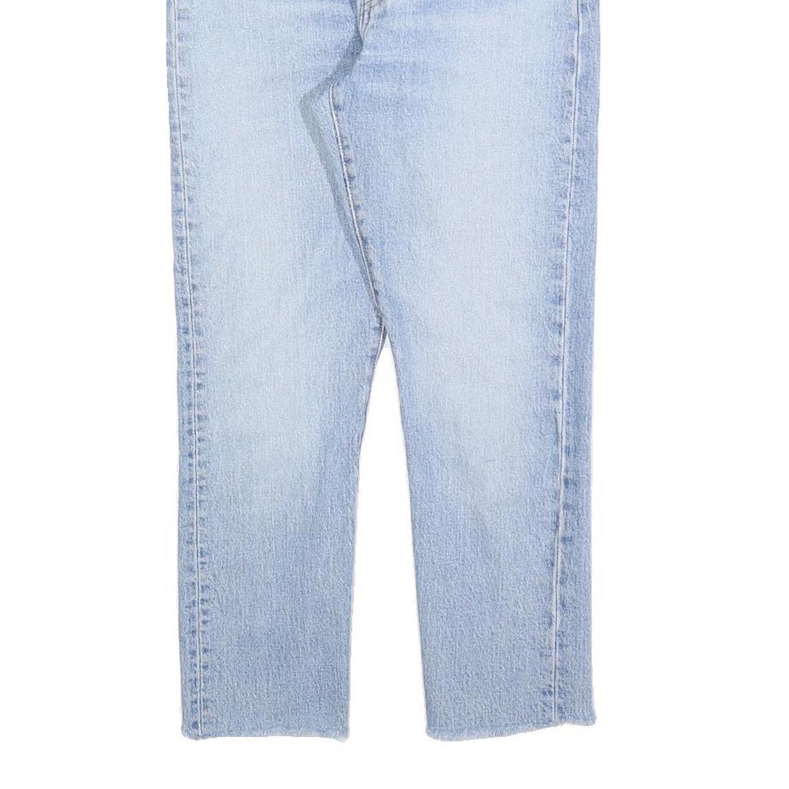 LEVI'S 501 Womens Jeans Blue Regular Straight Denim Light W27 L24 Button