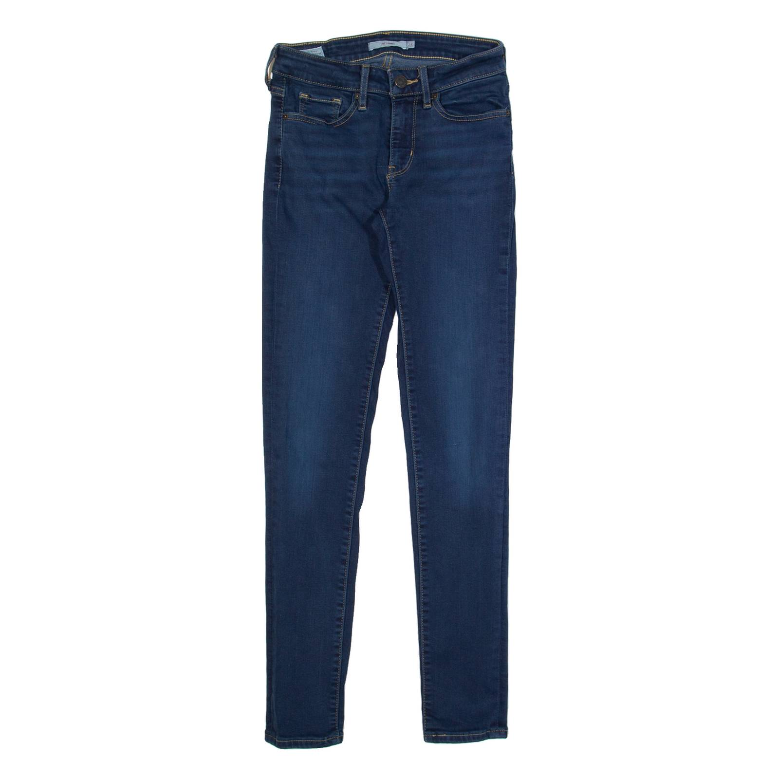 LEVI'S Womens Jeans Blue Regular Skinny W24 L30