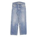 LEVI'S 501 Mens Jeans Blue Regular Straight Denim Medium W28 L26 Classic Button