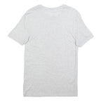LACOSTE Mens Grey Crew Neck Short Sleeve T-Shirt M Cotton Casual Essential