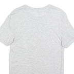 LACOSTE Mens Grey Crew Neck Short Sleeve T-Shirt M Cotton Casual Essential