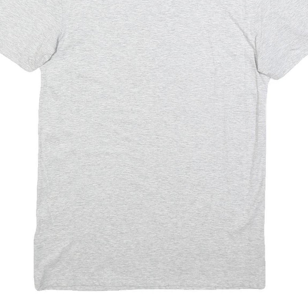 LACOSTE Mens Grey Crew Neck Short Sleeve T-Shirt M Cotton Casual Essential